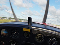 Alpha Systems AOA Eagle Angle of Attack Indicator Installed in an Aeronca O58B